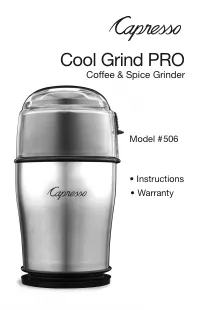Capresso 50605
