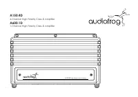 Audiofrog A150.4D