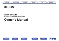 Denon AVRS660H