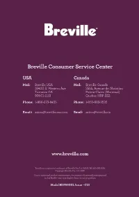 Breville BDF500XL