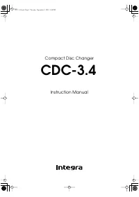 Integra CDC3.4
