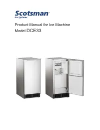 Scotsman DCE33A1SSD