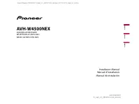 Pioneer AVH-W4500NEX