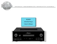 McIntosh MCD600
