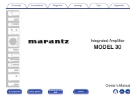 Marantz MODEL30