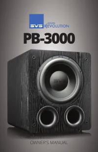 SVS PB3000BA