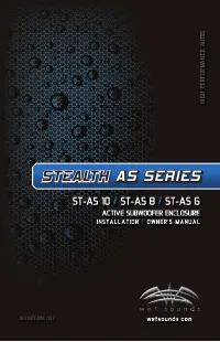 Wet Sounds STEALTH AS-6