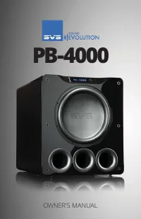 SVS PB4000PG