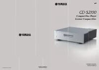 Yamaha CD-S2100BL