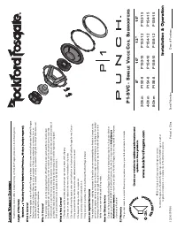Rockford Fosgate P1S2-10