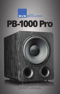 SVS PB1000PROBA
