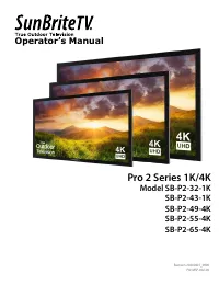 SunBrite SB-P2-32-1K-BL