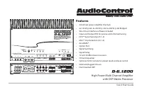 AudioControl D-6.1200