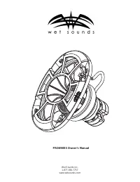 Wet Sounds REV 6X9 SM W