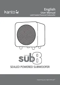Kanto SUB8VMB