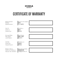 Shinola S0110000010