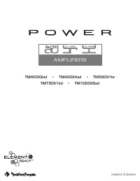 Rockford Fosgate TM400X4AD