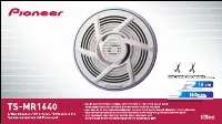Pioneer TS-MR1640
