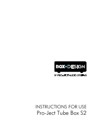 Pro-Ject TUBEBOXS2BK