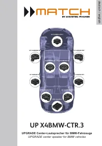 Audiotec Fischer UPX4BMW-CTR.3