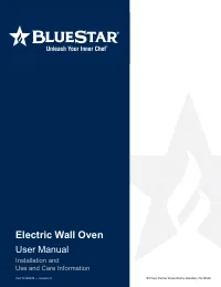 BlueStar BSEWO30SDV3