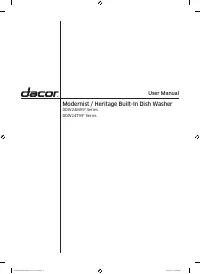 Dacor DDW24T999BB/DA