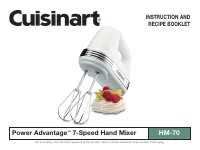 Cuisinart HM-70