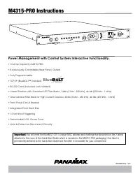 Panamax M4315-PRO