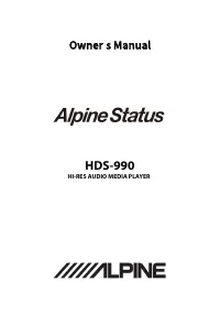 Alpine HDS-990