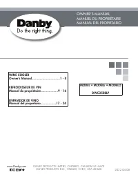 Danby DWC350BLP