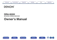 Denon DRA900H