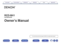 Denon DM-41SBK