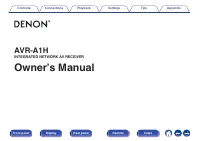Denon AVR-A1H