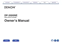 Denon DP-3000NE