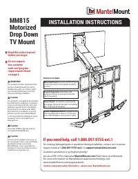 MantelMount MM815