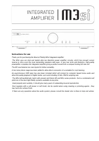 Musical Fidelity MUFIM3SIBK