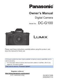 Panasonic DC-G100KK