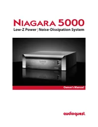 AudioQuest NIAGARA5000