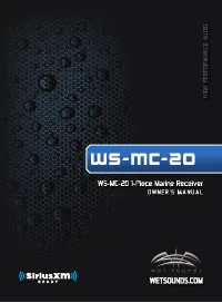 Wet Sounds WS-MC-20