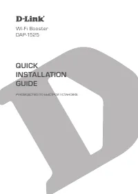 D-Link DAP -1525