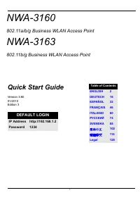 Zyxel NWA-3160_NWA-3163