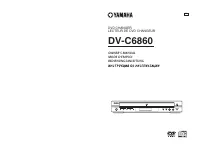 Yamaha DV-C6860