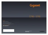 Siemens Gigaset S790