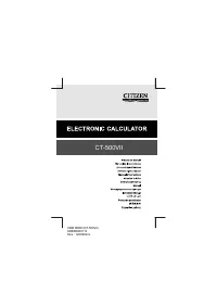 Citizen CT-500VII