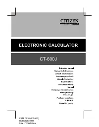 Citizen CT-600J