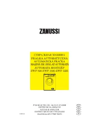 Zanussi ZWF 826