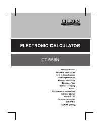 Citizen CT-666N