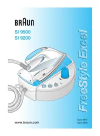 Braun SI 9200_SI 9500 FreeStyle Excel