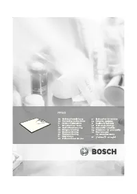 Bosch PPW2000