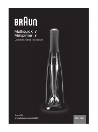 Braun MR740 cc